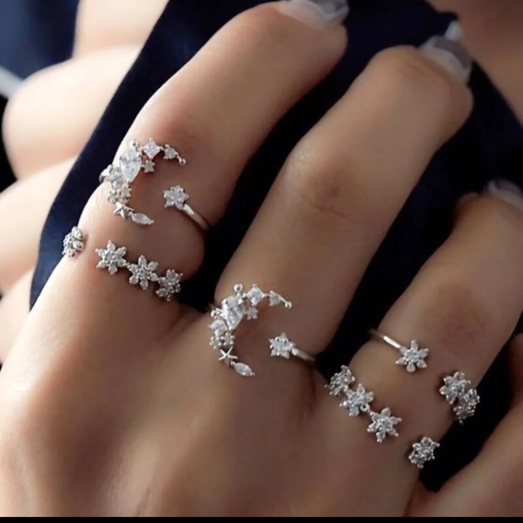 5 Pc Ring Set
